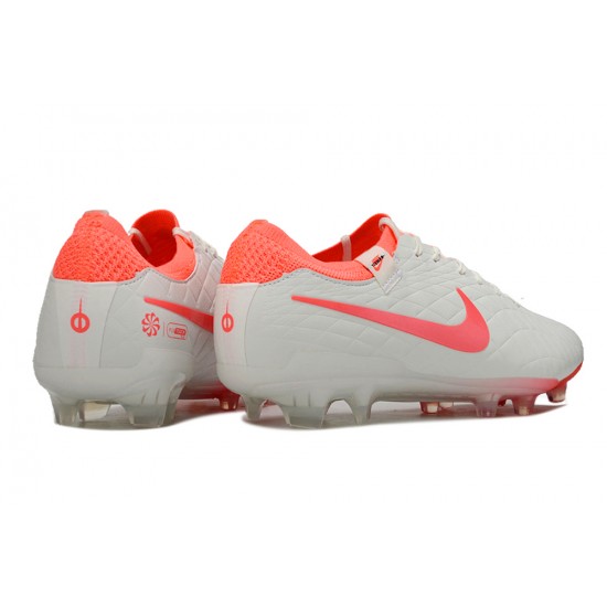 Kopačky Nike Tiempo Legend 10 Elite FG Bílý Růžový Pánské 