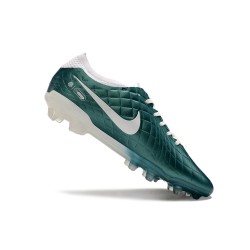 Kopačky Pánské/Dámské Nike Tiempo Legend 10 Elite FG Teal Bílý 