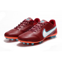 Kopacky Nike Legend 9 Academy AG Low Červené Modrý Pánské 