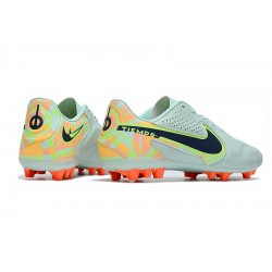 Kopacky Nike Legend 9 Academy AG Low Turqoise Oranžovýý Pánské 