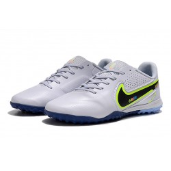 Kopacky Nike React Tiempo Legend 9 Pro TF Low Bílý Modrý Pánské 