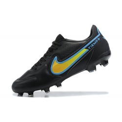 Kopacky Nike Tiempo Legend 9 Elite FG Černá Modrý Žlutý Low Pánské 