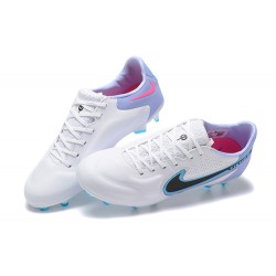 Kopacky Nike Tiempo Legend 9 Elite FG LightNachový Bílý Modrý Černá Low Pánské 