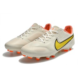 Kopacky Nike Tiempo Legend 9 Elite FG Low Bílý Oranžovýý Pánské 