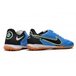 Kopacky Nike Tiempo Legend 9 Pro TF Low Bílý Modrý Černá Pánské 