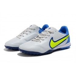 Kopacky Nike Tiempo Legend 9 Pro TF Low Bílý Modrý Žlutý Pánské 