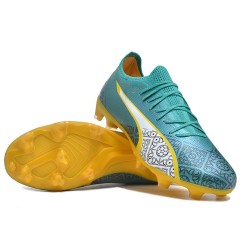 Kopačky Puma Ultra Ultimate FG Teal Žlutý Pánské  