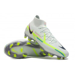 Kopacky Nike Phantom GT Elite Dynamic Fit FG High Bílý Zelená Pánské 