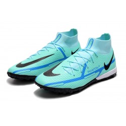 Kopacky Nike Phantom GT Elite Dynamic Fit TF High Černá Turqoise Modrý Pánské 