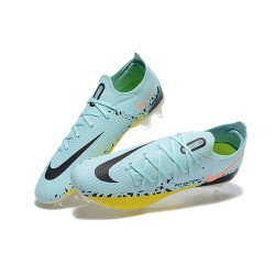 Kopacky Nike Phantom GT2 Elite FG Modrý Žlutý Černá Růžový Low Pánské 