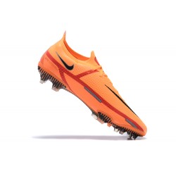 Kopacky Nike Phantom GT2 Elite FG Oranžovýý Černá Červené Low Pánské 