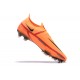 Kopacky Nike Phantom GT2 Elite FG Oranžovýý Černá Červené Low Pánské 