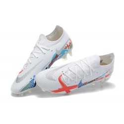 Kopacky Nike Phantom GT2 Elite FG Bílý Oranžovýý Modrý Zelená Low Pánské 