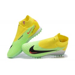 Kopacky Nike Phantom GX Elite DF Link TF Černá Žlutý Zelená Oranžovýý High  Pánské