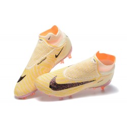 Kopacky Nike Phantom GX Elite FG Černá LightŽlutý Růžový High  Pánské