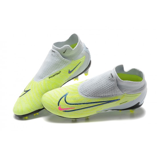 Kopacky Nike Phantom GX Elite FG Šedá Zelená High  Pánské