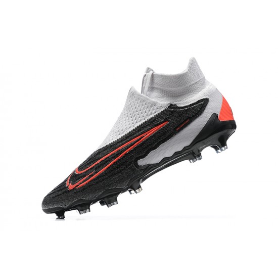 Kopacky Nike Phantom GX Elite FG Šedá Oranžovýý Černá High  Pánské