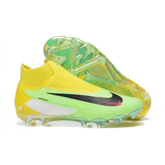 Kopacky Nike Phantom GX Elite FG Zelená Žlutý Pánské Dámské