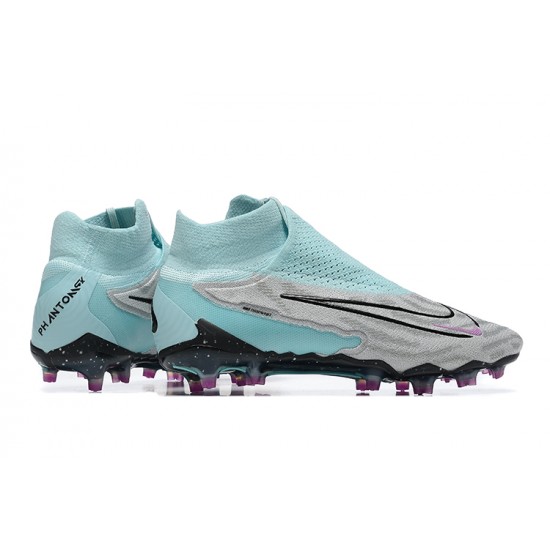 Kopacky Nike Phantom GX Elite FG LightModrý Šedá High  Pánské