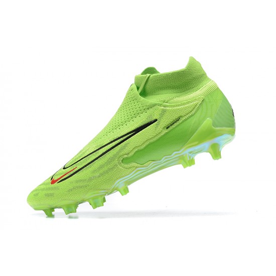 Kopacky Nike Phantom GX Elite FG LightZelená Černá High  Pánské