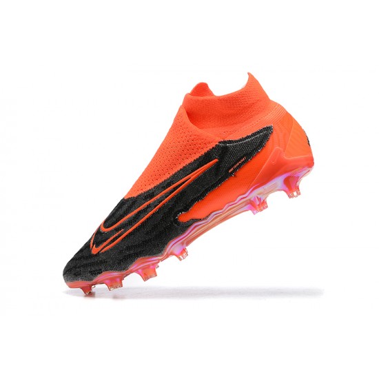 Kopacky Nike Phantom GX Elite FG LightOranžovýý Černá High  Pánské