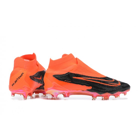 Kopacky Nike Phantom GX Elite FG LightOranžovýý Černá High  Pánské