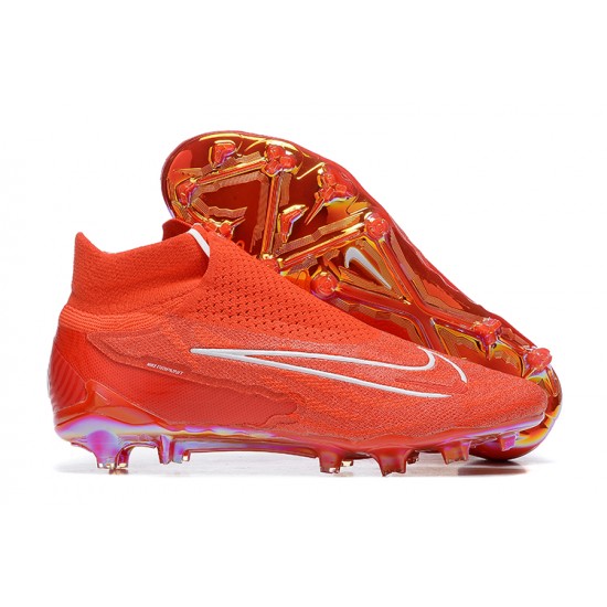 Kopacky Nike Phantom Gx Elite Fg Červené High  Pánské