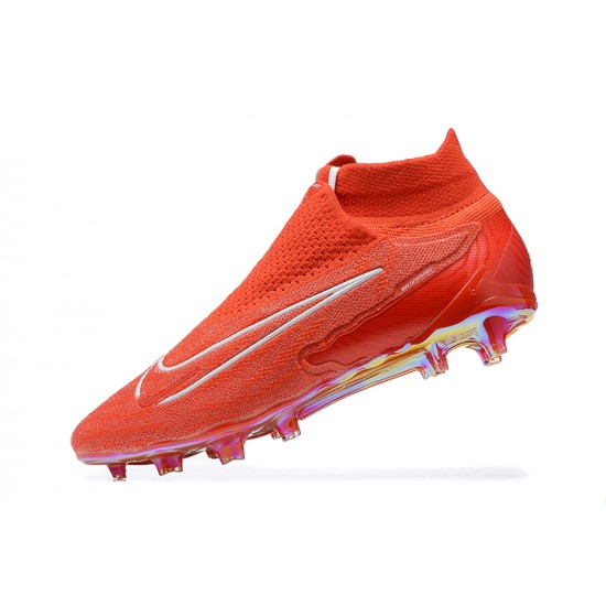 Kopacky Nike Phantom Gx Elite Fg Červené High  Pánské