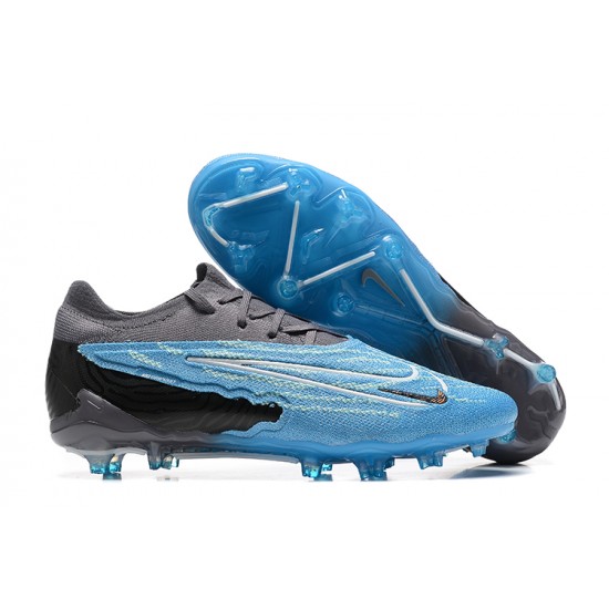 Kopacky Nike Phantom GX Elite FG Černá Modrý Bílý Low  Pánské