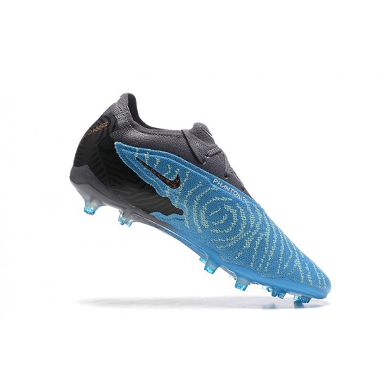 Kopacky Nike Phantom GX Elite FG Černá Modrý Bílý Low  Pánské