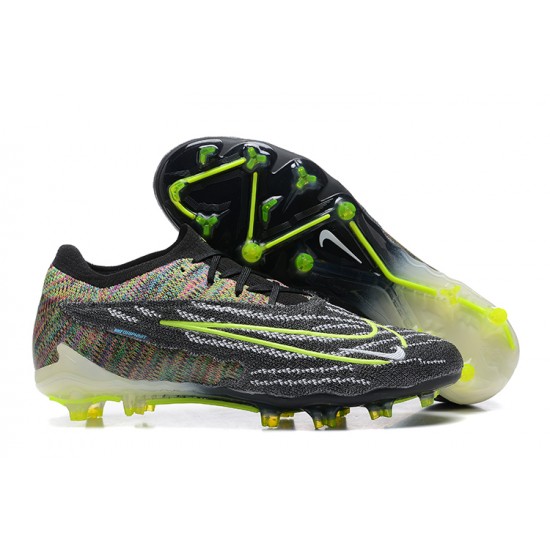 Kopacky Nike Phantom GX Elite FG Černá Mixtz Zelená Low  Pánské