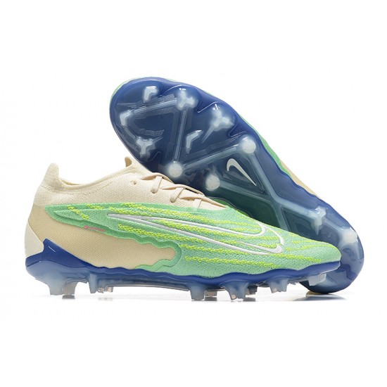 Kopacky Nike Phantom GX Elite FG Zelená Hnědožlutý Pánské Dámské