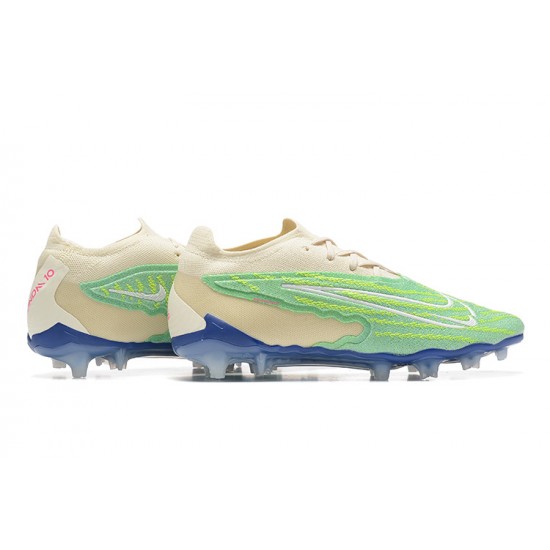 Kopacky Nike Phantom GX Elite FG Zelená Hnědožlutý Pánské Dámské