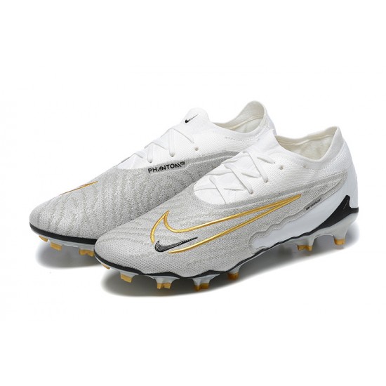 Kopacky Nike Phantom GX Elite FG Šedá Bílý Pánské Dámské