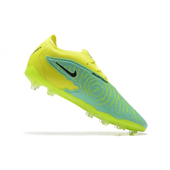 Kopacky Nike Phantom GX Elite FG LightŽlutý Zelená Černá Low  Pánské