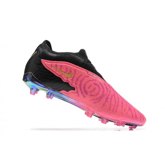 Kopacky Nike Phantom GX Elite FG Růžový Černá Modrý Low  Pánské