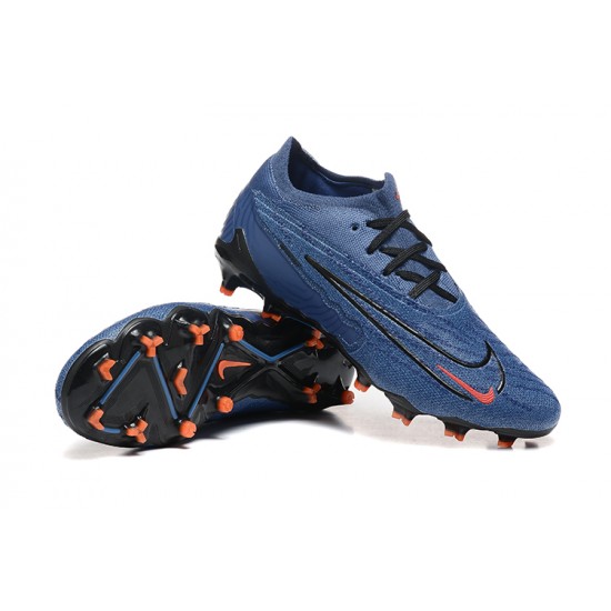 Kopacky Nike Phantom GX Elite FG Low Modrý Oranžovýý Černá Pánské 