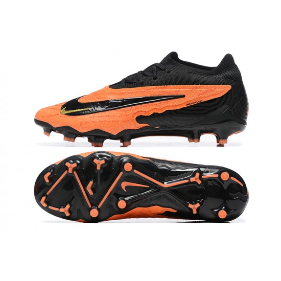 Kopacky Nike Phantom GX Elite FG Low Oranžovýý Černá Pánské 