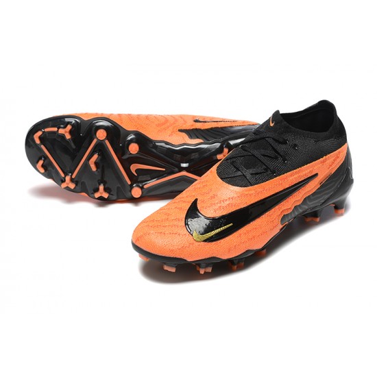 Kopacky Nike Phantom GX Elite FG Low Oranžovýý Černá Pánské 