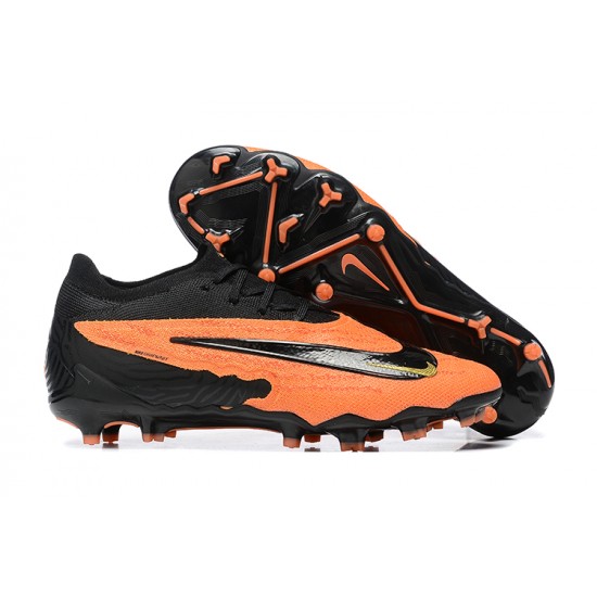 Kopacky Nike Phantom GX Elite FG Low Oranžovýý Černá Pánské 