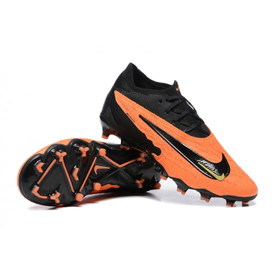 Kopacky Nike Phantom GX Elite FG Low Oranžovýý Černá Pánské 