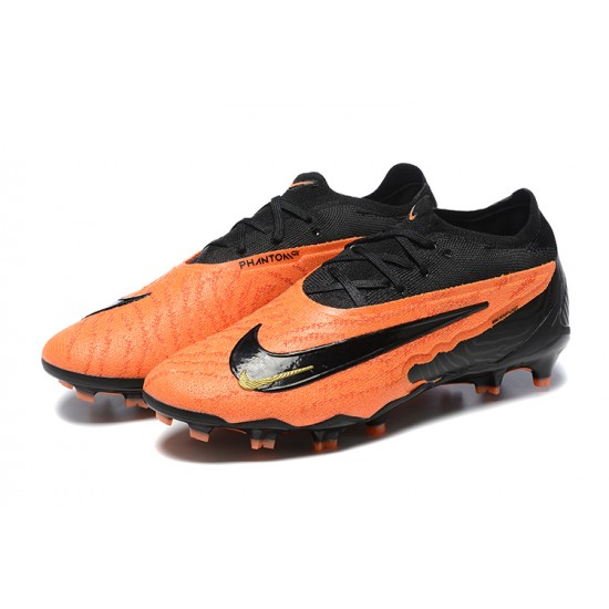 Kopacky Nike Phantom GX Elite FG Low Oranžovýý Černá Pánské 