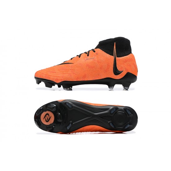 Kopacky Nike Phantom Luna Elite FG High Top Oranžovýý Černá Pánské 