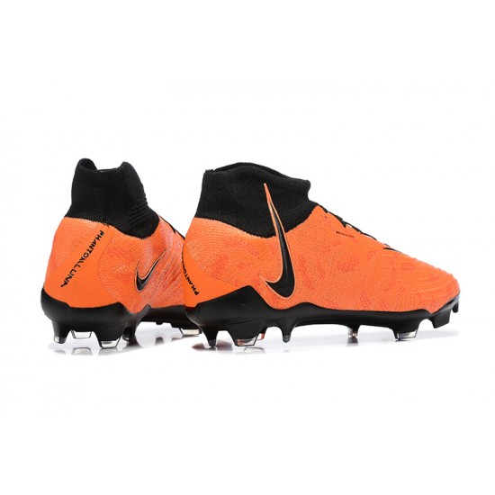 Kopacky Nike Phantom Luna Elite FG High Top Oranžovýý Černá Pánské 