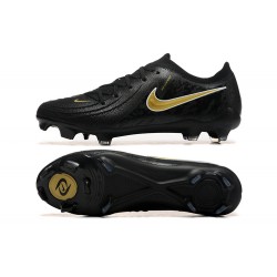 Kopacky Nike Phantom Luna Elite FG Low Černá Zlato Pánské 