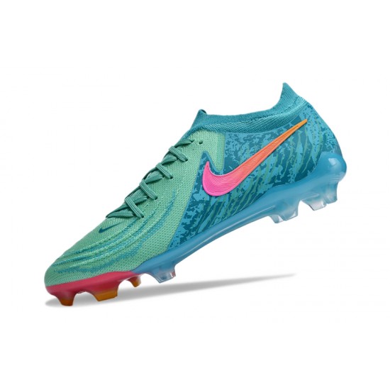 Kopacky Nike Phantom Luna Elite FG Low Zelená Blue Pánské/Dámské 