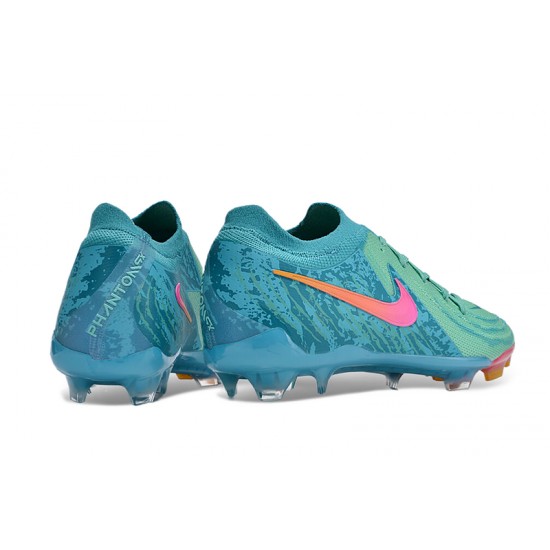 Kopacky Nike Phantom Luna Elite FG Low Zelená Blue Pánské/Dámské 