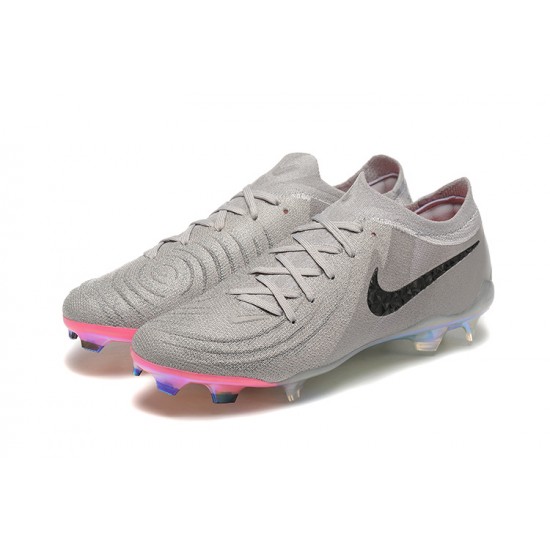 Kopacky Nike Phantom Luna Elite FG Low Šedá Černá Pánské 