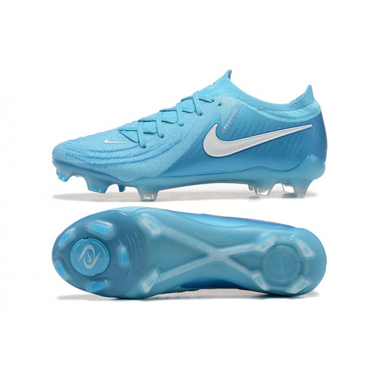 Kopacky Nike Phantom Luna Elite FG Low Modrý Bílý Pánské 