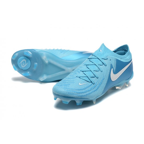 Kopacky Nike Phantom Luna Elite FG Low Modrý Bílý Pánské 